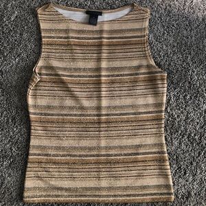 The Limited striped sparkly tank